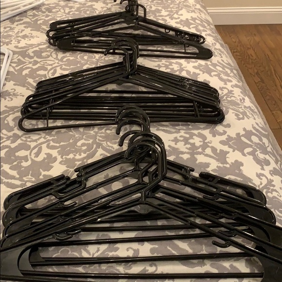 Target Other - 30 black plastic hangers Target Other - 30 black plastic hangers